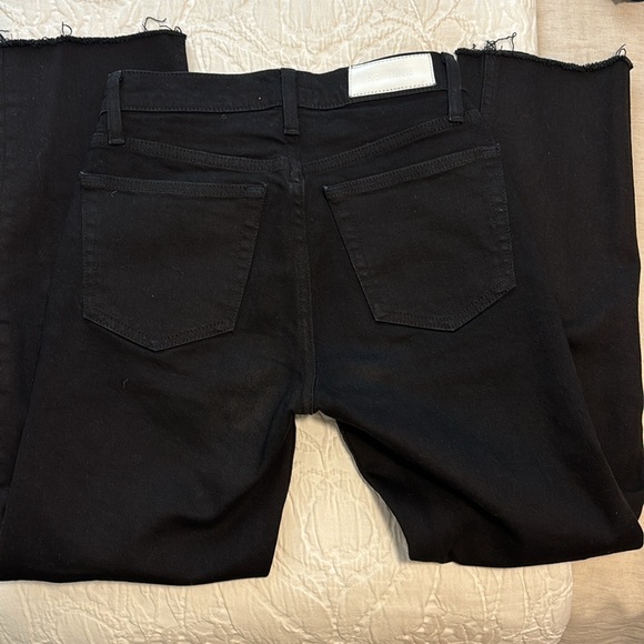 RE/DONE High Rise Stove Pipe Jean in Jet Black - Picture 6 of 6